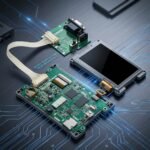 Industrial Grade UART RS232 Serial Display PCBA Board Module ARM Cortex OEM ODM