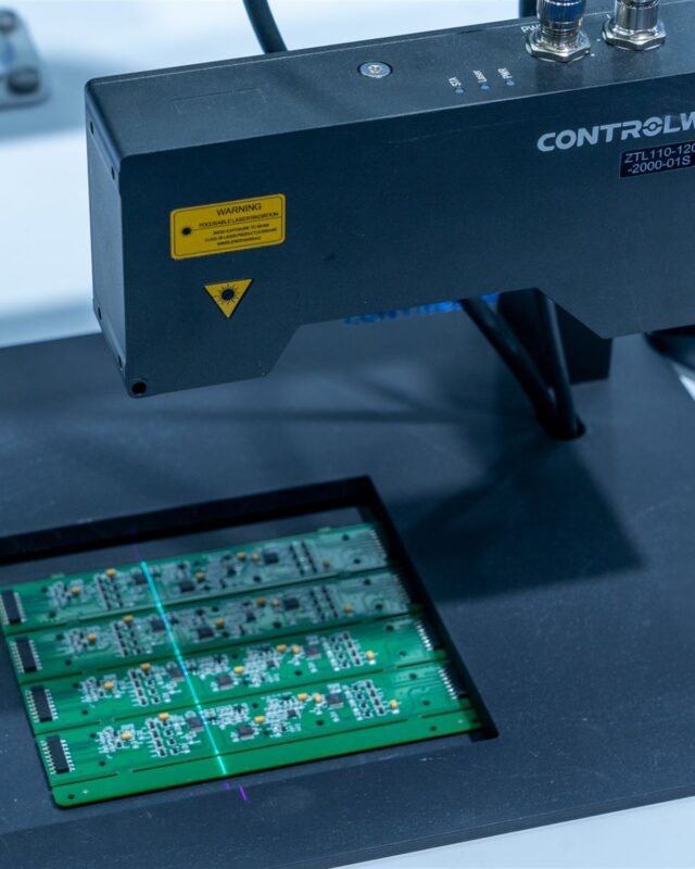 Inspection equipment scanning assembled circuit boards